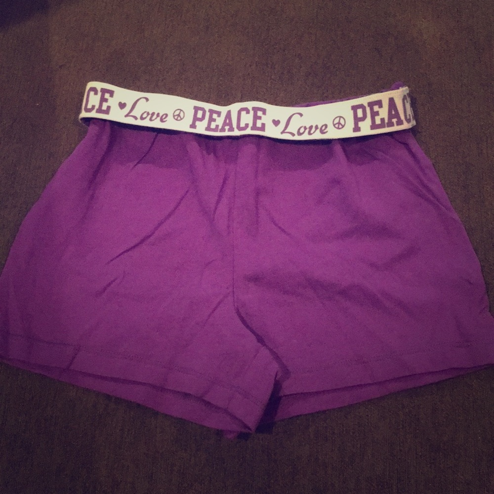 The Children's Place Girls Shorts Purple 7/8